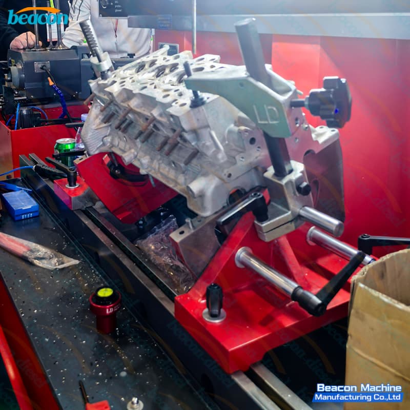 {GS-180A Valve Seat Boring Machine for Gas Engine Repair | Precision Valve Seat Cutter}