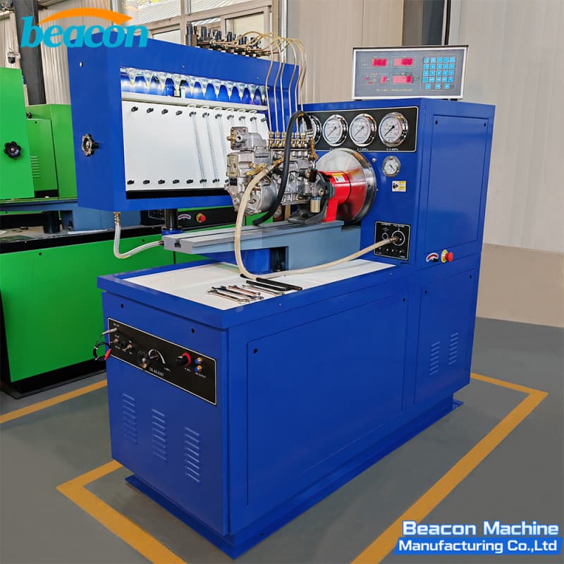 {12PSB-D Diesel Pump Test Bench With Tool Storage Mechanical Fuel Pump Tester}