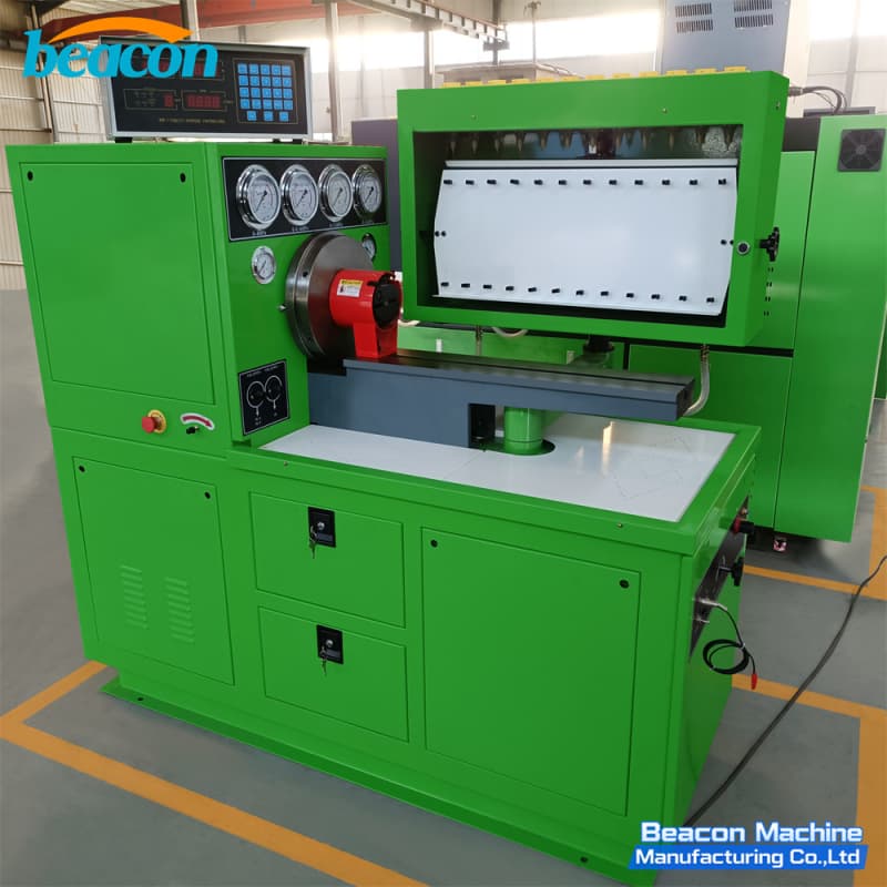 {12PSB-D Diesel Pump Test Bench With Tool Storage Mechanical Fuel Pump Tester}