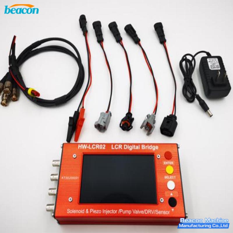 {HW-LCR02 Common Rail Injector Electrical Parameter Tester - Advanced Diesel LCR Diagnostic Tool}
