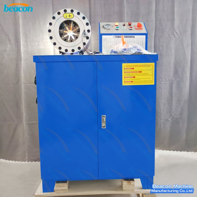 {BC-51B Floor-Standing Hose Crimper with Foot Pedal | Hydraulic Coupling Press}