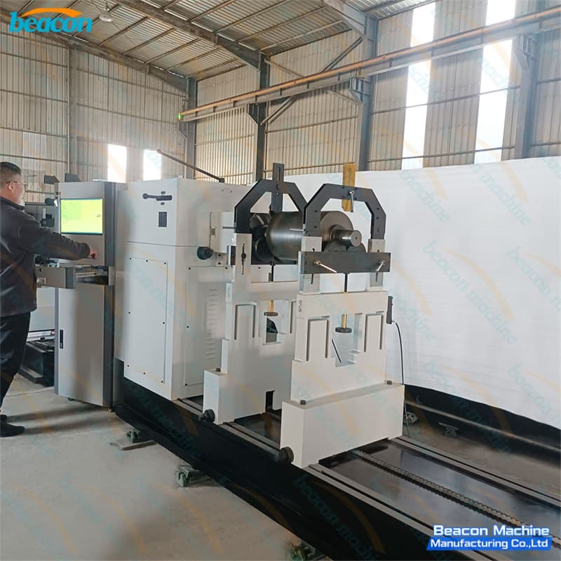 {YYW-3000A ultra heavy duty driveshaft balancing machine for large industrial shaft vibration correction – Balancing Machine}