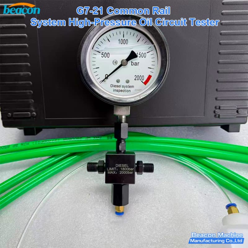 {G7-21 Common Rail High Pressure Fuel Line Tester for Diesel System Leak Detection | Fuel Pressure Tester}