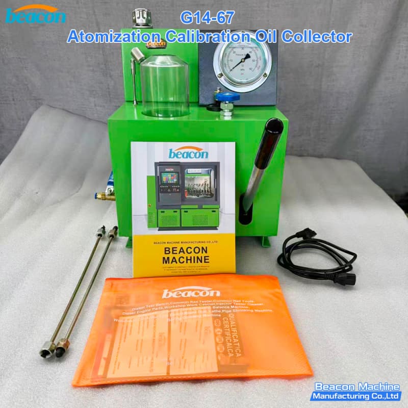 {G14-67 Injector Spray Pattern Oil Collector for Diesel Atomization Calibration Testing | Spray Calibration Collector}