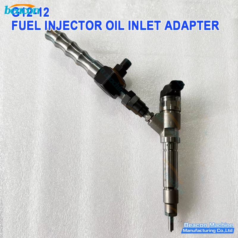 {G12-12 Universal Fuel Injector Oil Inlet Adapter Kit for Bosch Denso Delphi | Multi-Functional Common Rail Adapter}