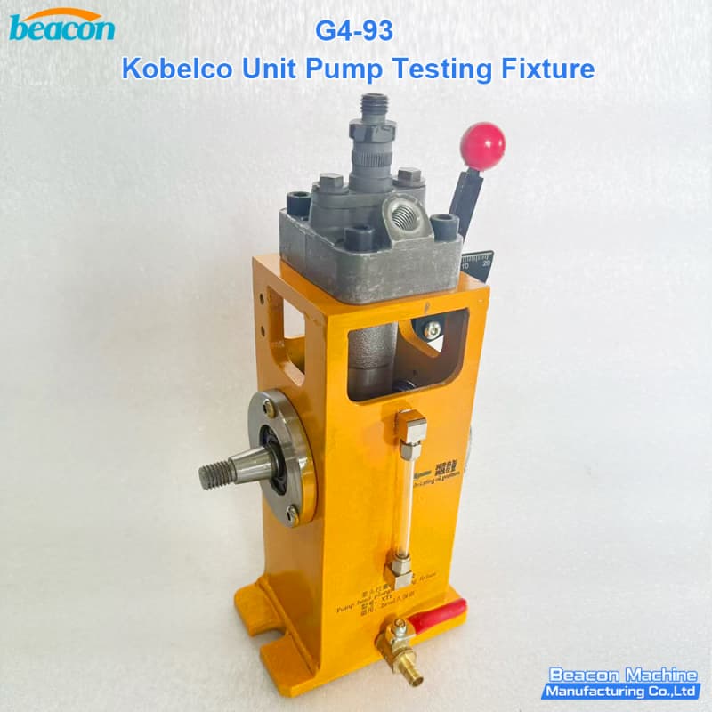 {G4-93 Heavy Duty Kobelco Unit Pump Testing Jig | Professional Diesel Pump Test Stand Adapter}