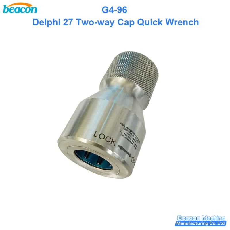 {G4-96 Professional Delphi 27 Two-way Cap Quick Wrench | Heavy Duty Diesel Injector Repair Tool}