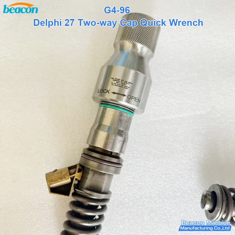{G4-96 Professional Delphi 27 Two-way Cap Quick Wrench | Heavy Duty Diesel Injector Repair Tool}