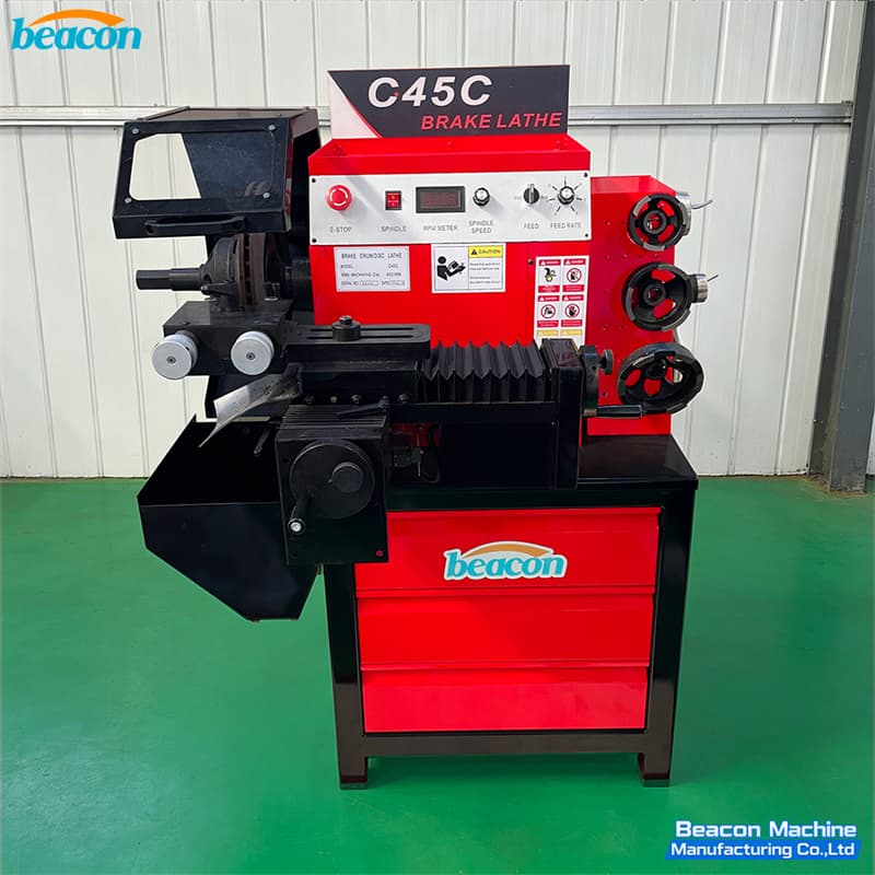 {Professional Brake Disc and Drum Resurfacing Machine C45C Brake Lathe - BEACON MACHINE}