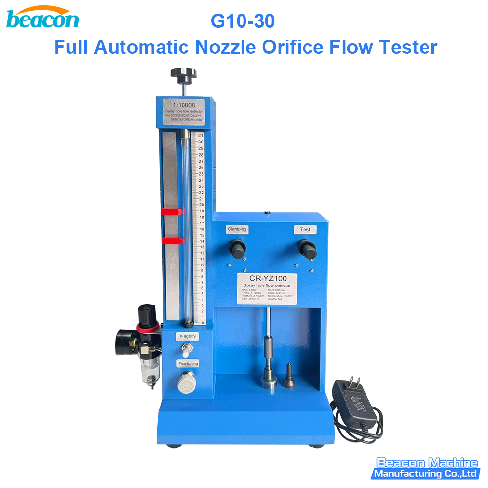 {G10-30 High Precision Automatic Nozzle Orifice Flow Measurement Instrument | Professional Nozzle Orifice Flow Tester BEACON MACHINE}