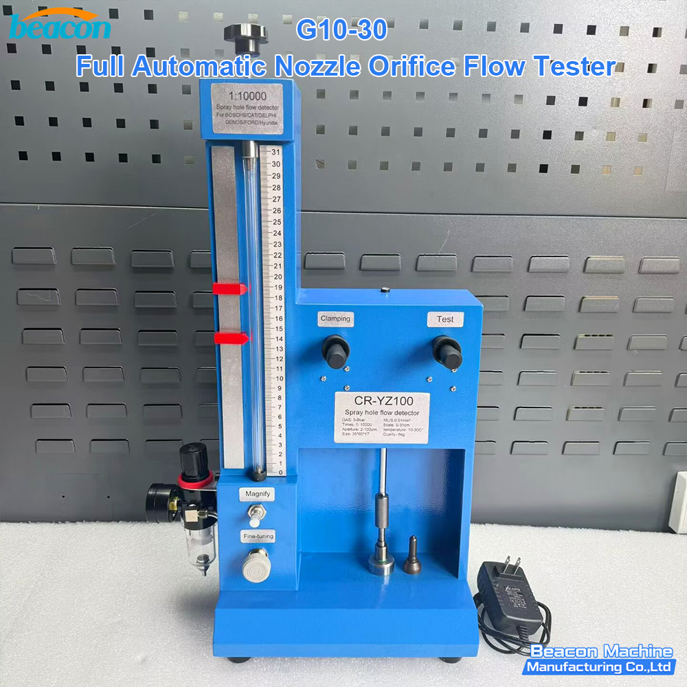 {G10-30 High Precision Automatic Nozzle Orifice Flow Measurement Instrument | Professional Nozzle Orifice Flow Tester BEACON MACHINE}