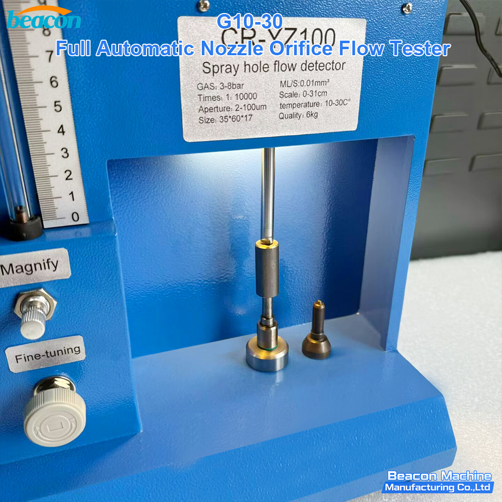 {G10-30 High Precision Automatic Nozzle Orifice Flow Measurement Instrument | Professional Nozzle Orifice Flow Tester BEACON MACHINE}