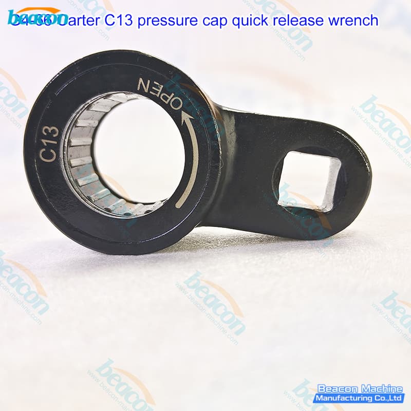 {BEACON MACHINE G4-66 Professional Caterpillar C13 Injector Pressure Cap Quick Release Wrench | Heavy Duty Caterpillar Injector Service Tool}