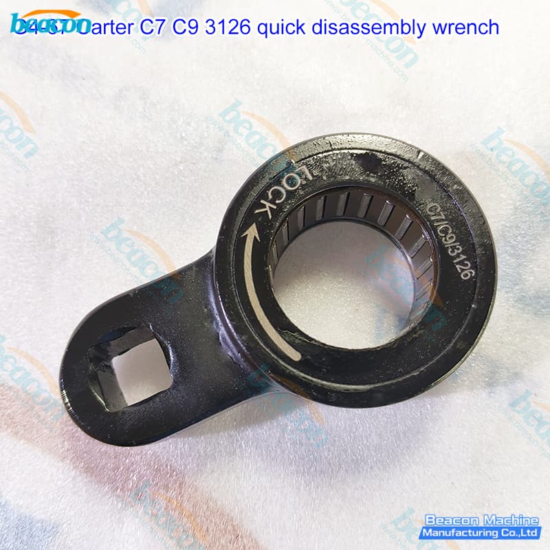 {BEACON MACHINE G4-67 Professional Caterpillar C7 C9 3126 Injector Pressure Cap Wrench | HEUI Injector Disassembly Wrench}