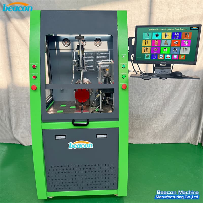 {BEACON MACHINE CR1017-EUI EUP HEUI Diesel Injector Test Bench | High Performance Electronic Diesel System Test Stand}