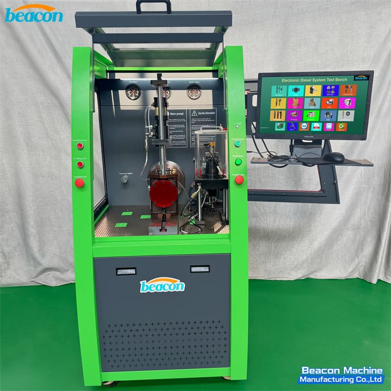 {BEACON MACHINE CR1017-EUI EUP HEUI Diesel Injector Test Bench | High Performance Electronic Diesel System Test Stand}