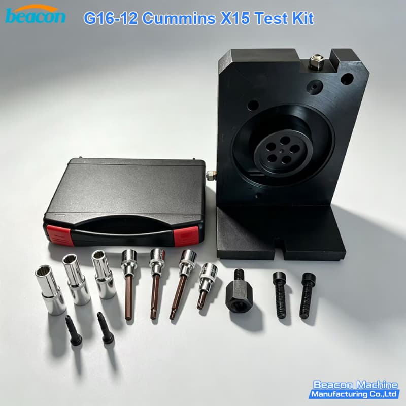 {BEACON MACHINE G16-12 | Specialized High Pressure Fuel Pump Test Kit for Cummins X15 | Professional Cummins X15 Pump Tester}