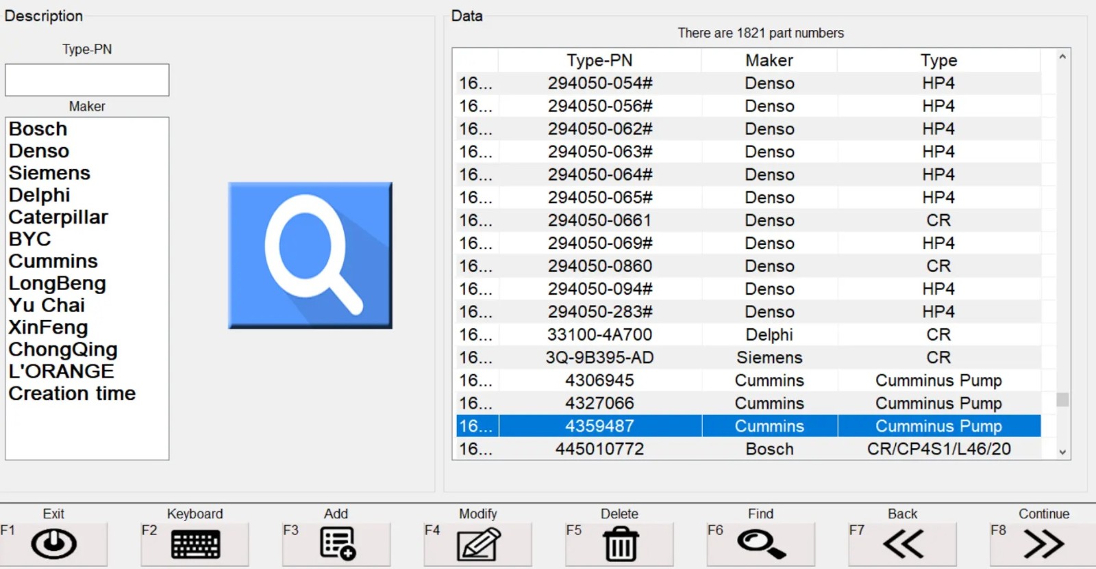common rail pump test plan