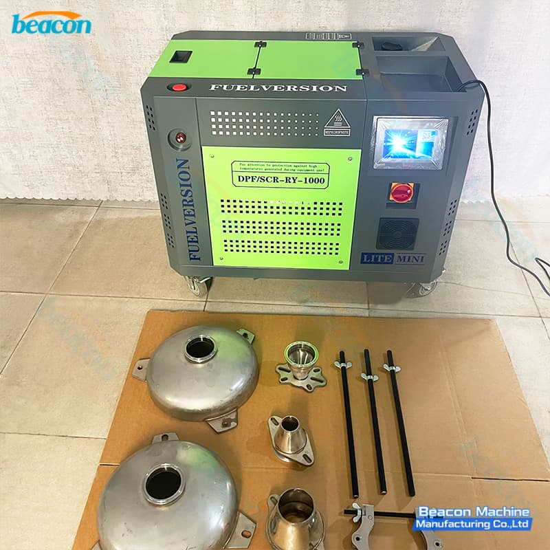 fuel fired dpf cleaner system