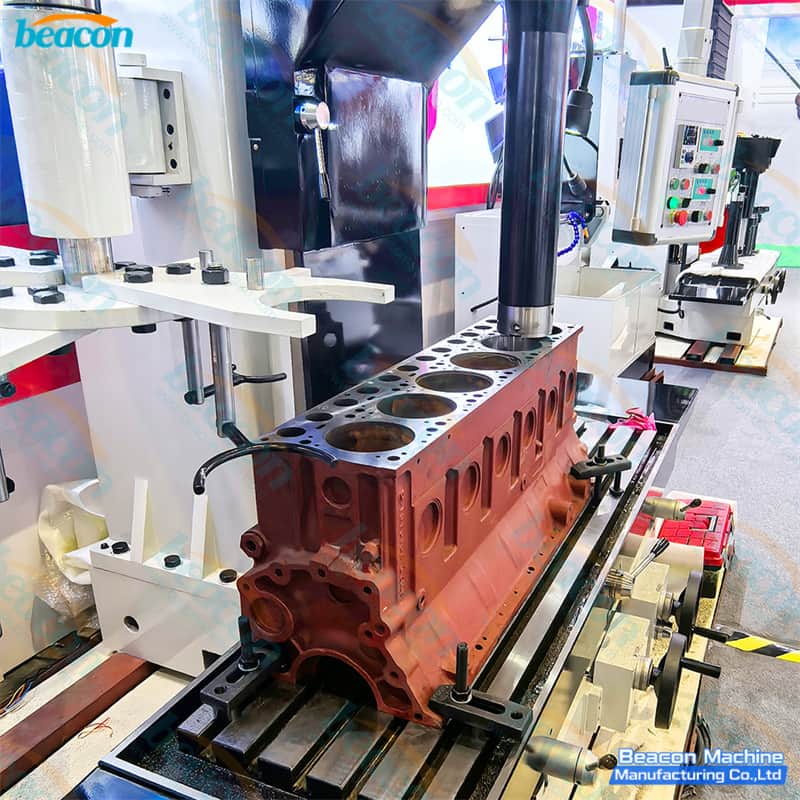 tractor engine boring machine