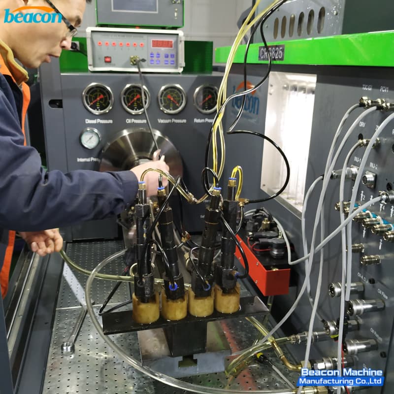 testing 4 injector at the same time