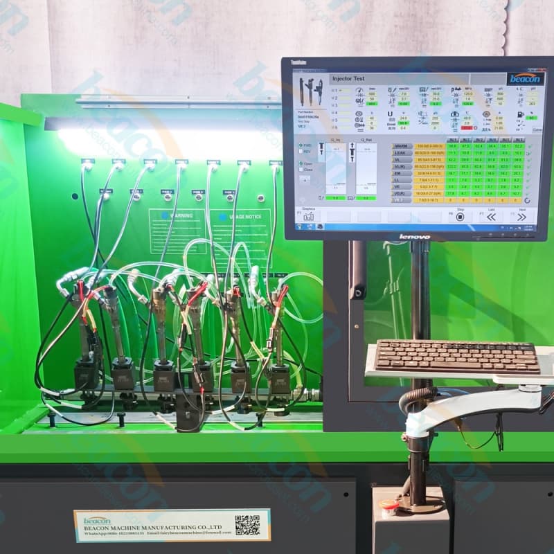 test 4 injector at the same time