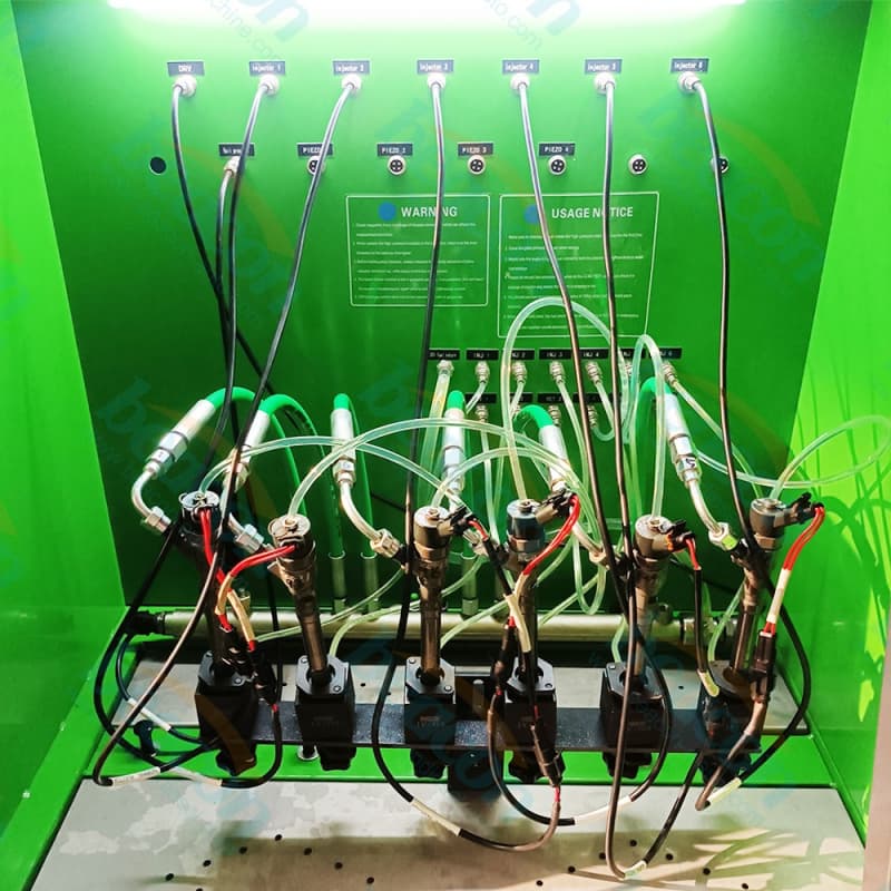 test 6 injector at the same time