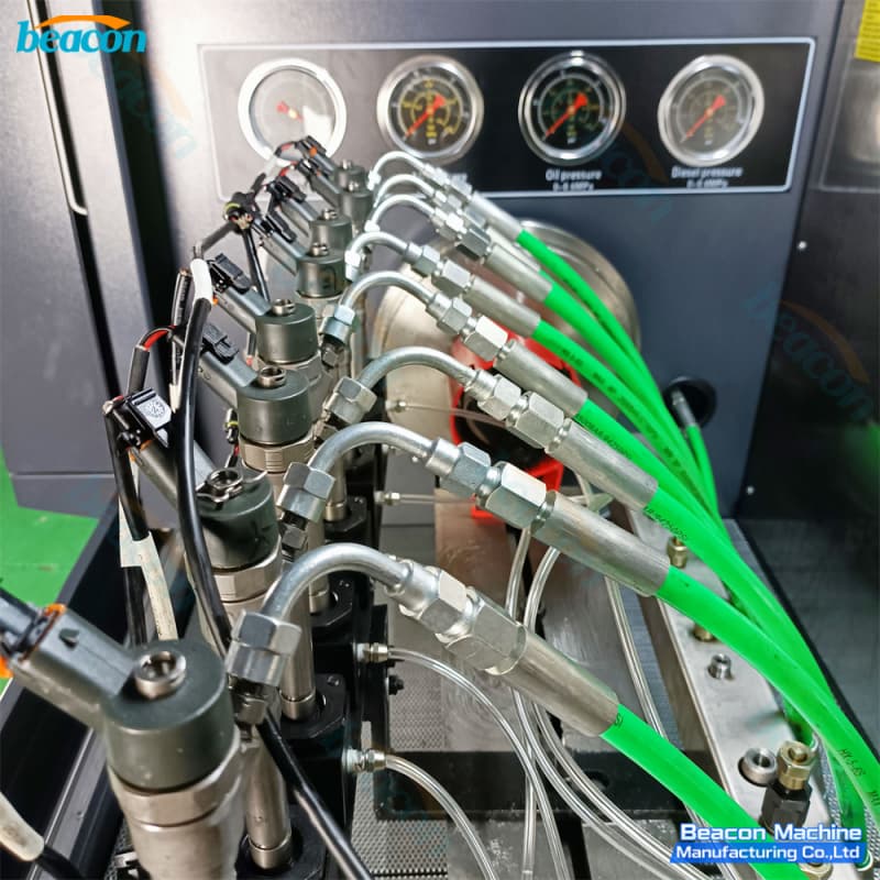 test 8 injector at the same time