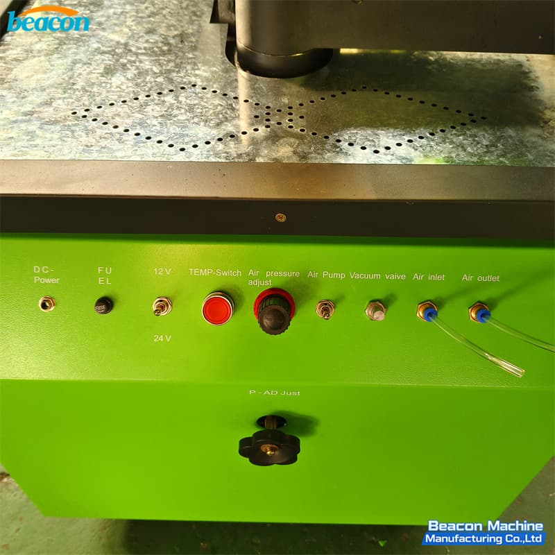 miniature mechanical pump test bench control panel
