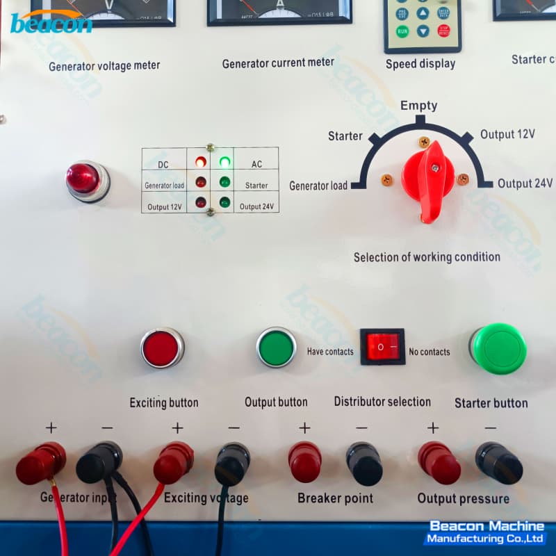 pointer meter generator test machine