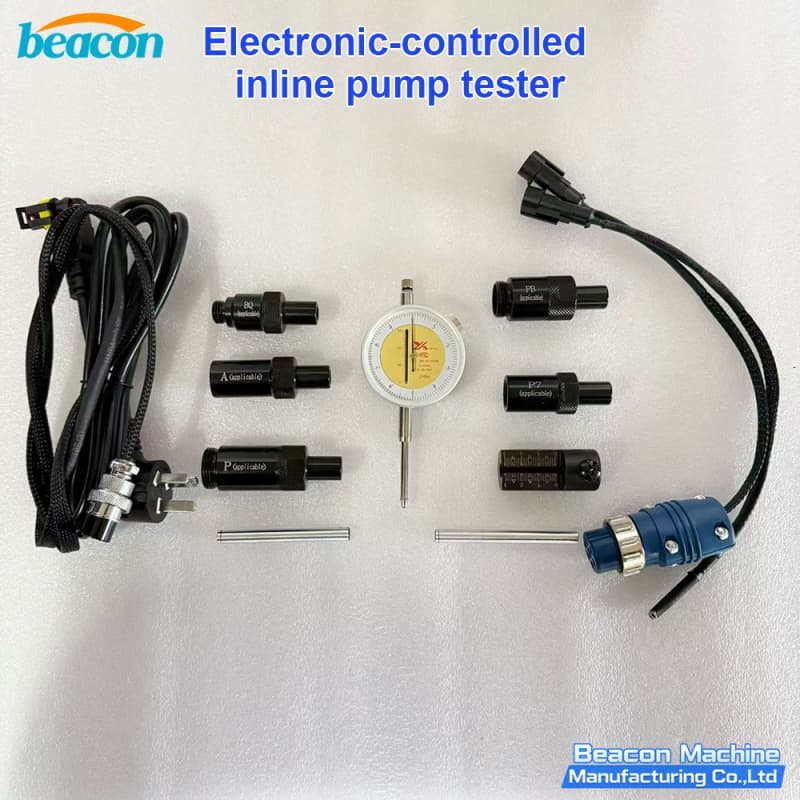 electronic inline fuel pump rack stroke tester