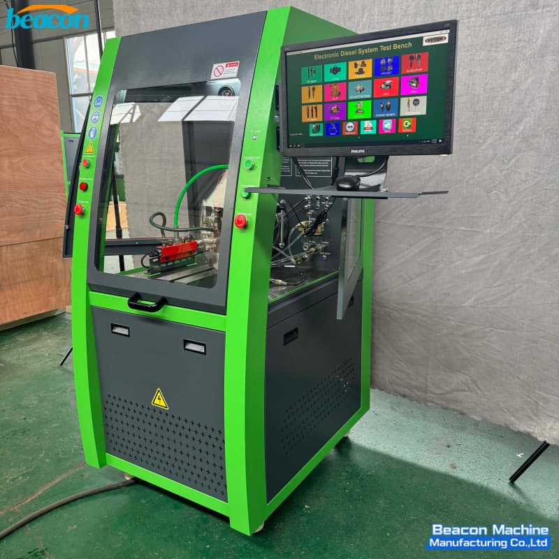 CAT320D high pressure pump testing equipment-side