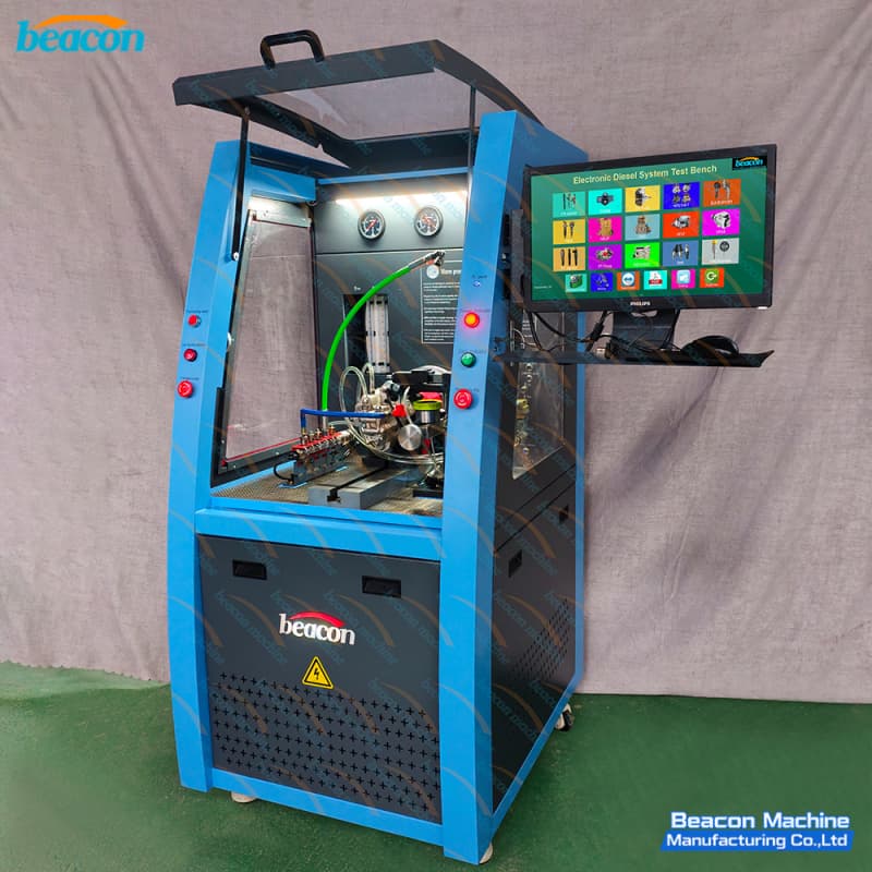 CR1017-F unit injector test bench with Hartridge cambox-blue