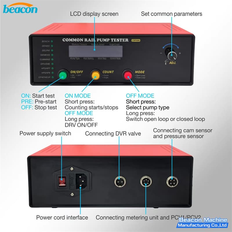 auto diesel HP0 pump testing simulator