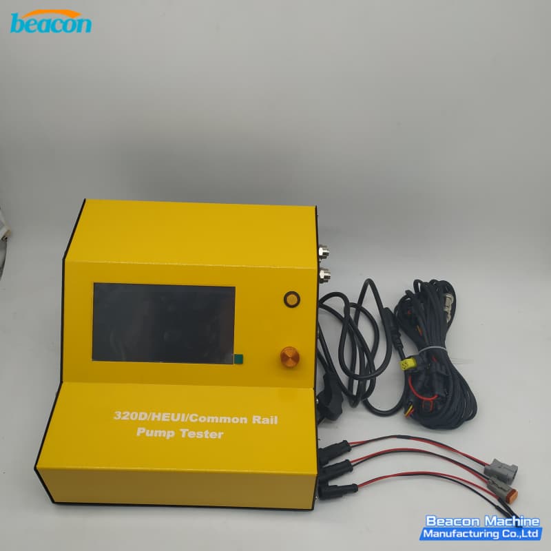 heavy equipment injection pump validation machine with accessories