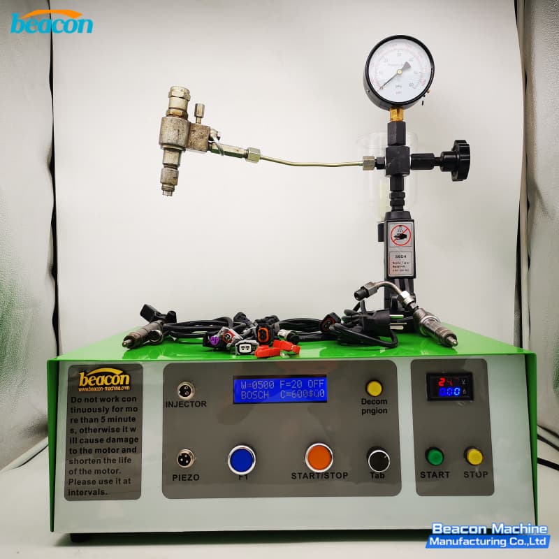 CRS1200 electric motor driven injector pop tester front