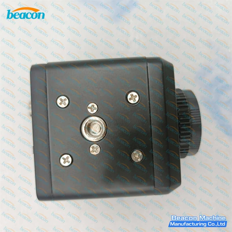 LED illuminated industrial magnifying camera setup