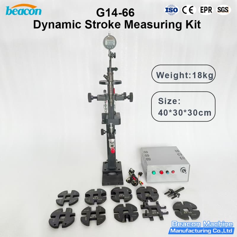 dynamic injector stroke measurement kit for diesel systems