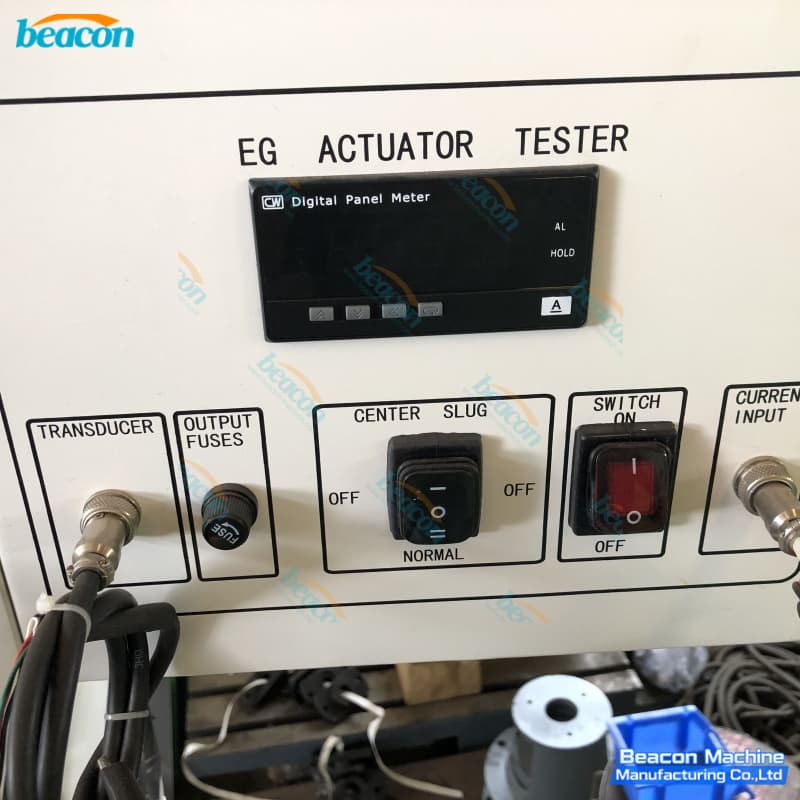 Woodward governor adjustment and calibration bench Woodward governor adjustment and calibration bench