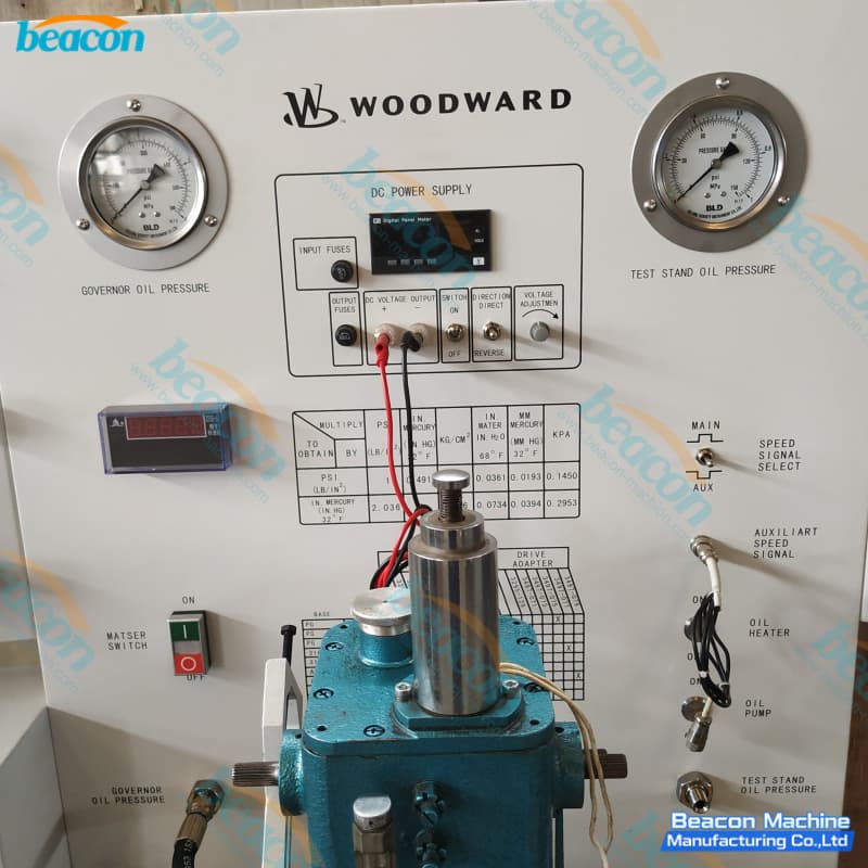 Woodward governor repair and testing equipment Woodward governor repair and testing equipment