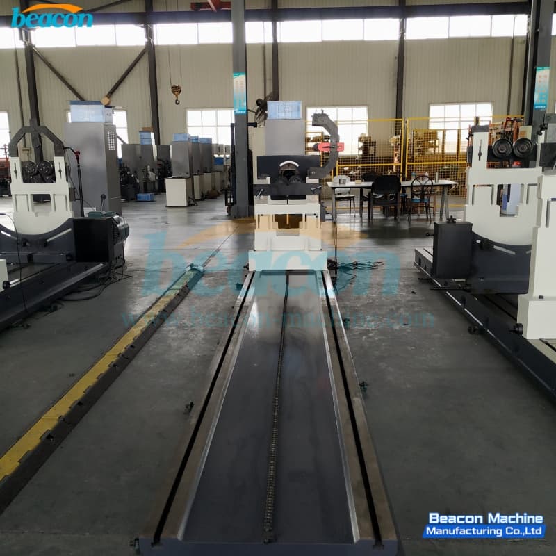 driveshaft dynamic balancing machine for heavy duty vehicles