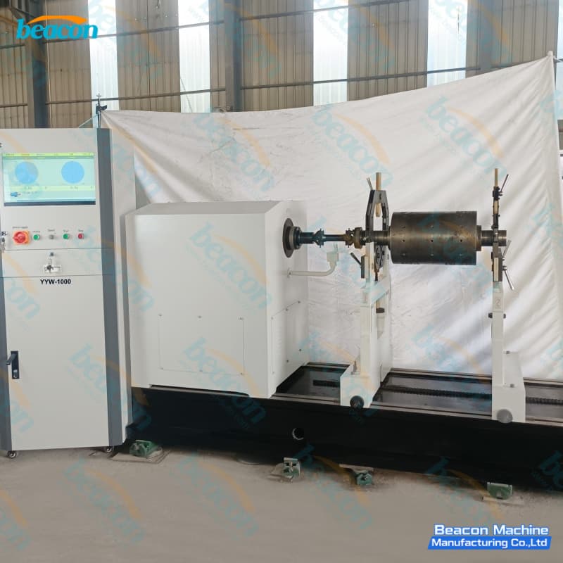 high capacity shaft vibration balancing system for heavy duty drivetrain components