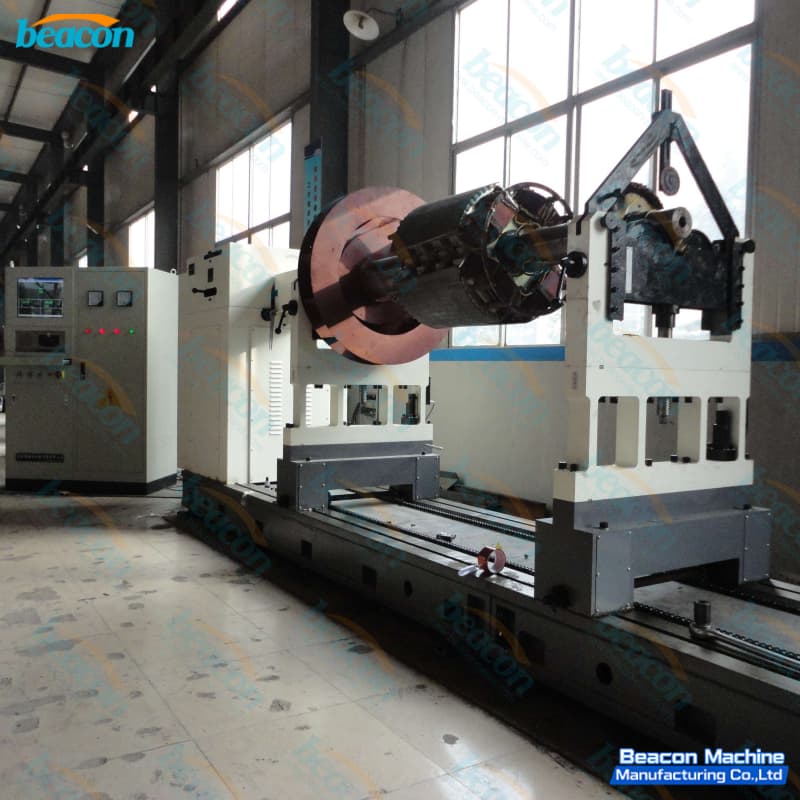 ultra large industrial shaft balancing machine for heavy equipment vibration control