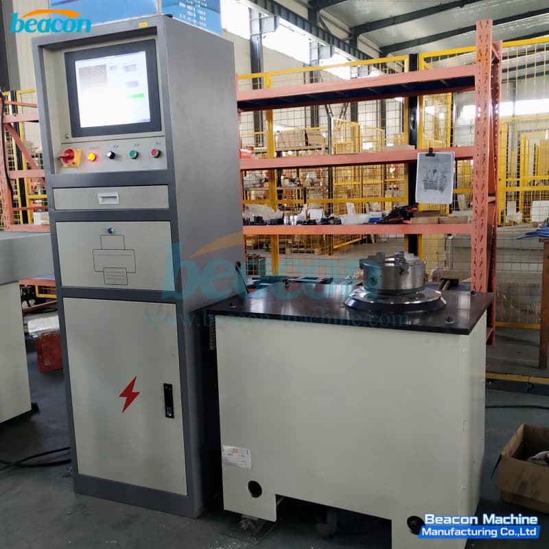 compact vertical spindle balancing machine