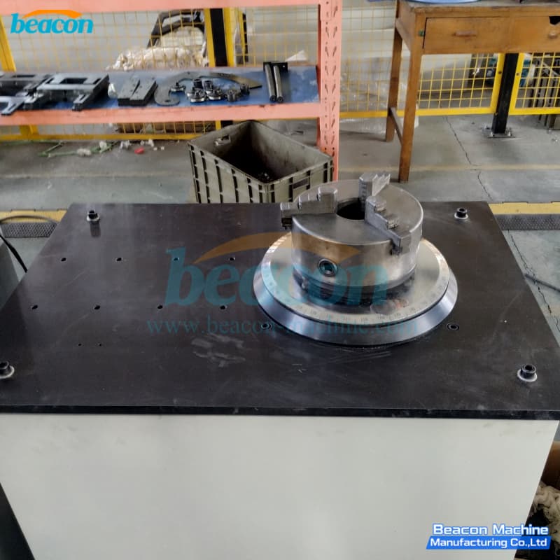 single-sided balancing machine for grinding wheels- 360-degree angle dial on the spindle base