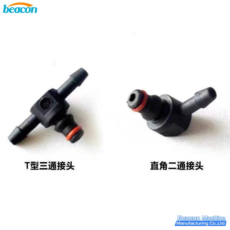 injector return connector-plastic