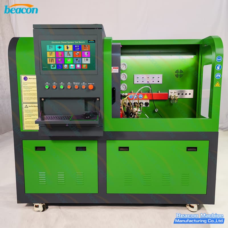Bosch and Denso common rail injector test bench testing fuel delivery