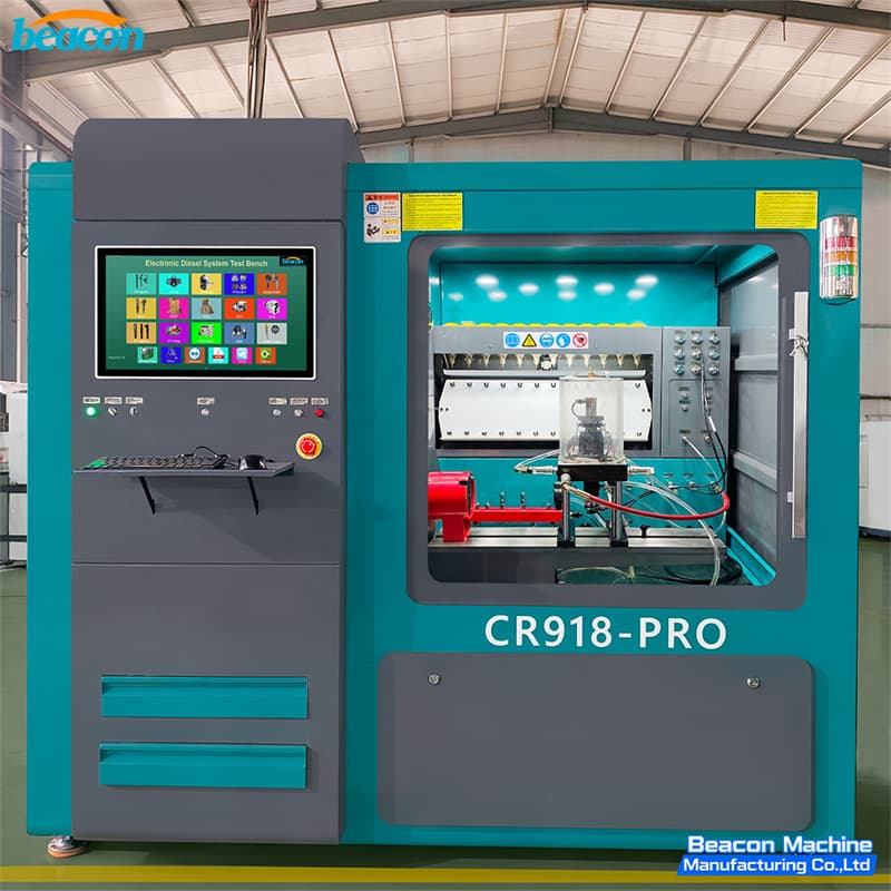 Professional diesel test bench in a multifunction stand