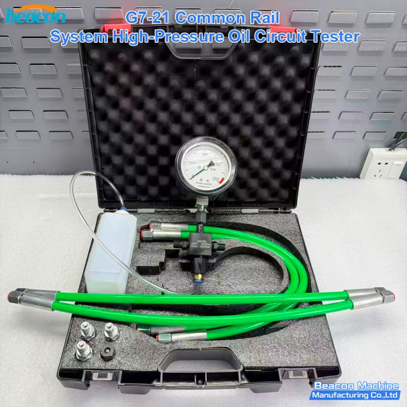 G7-21 common rail high pressure fuel line tester for diesel leak detection systems