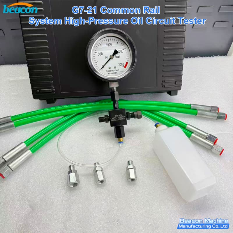 G7-21 fuel line pressure tester for diesel common rail system maintenance